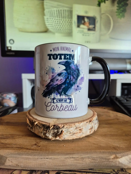 Le Mug Animal Totem Corbeau: Un Objet Unique et Personnalisable