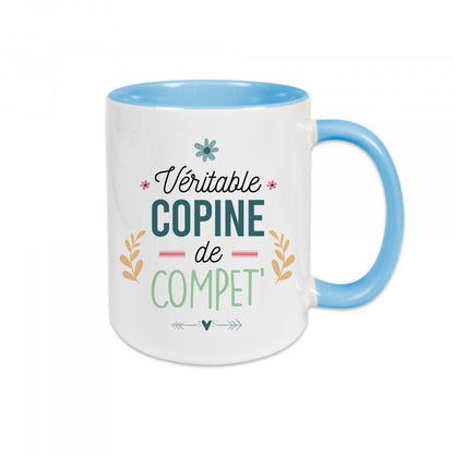 Mug céramique Véritable copine de compet