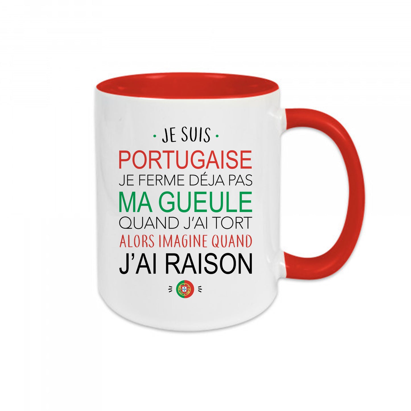 Mug céramique Je suis portugaise