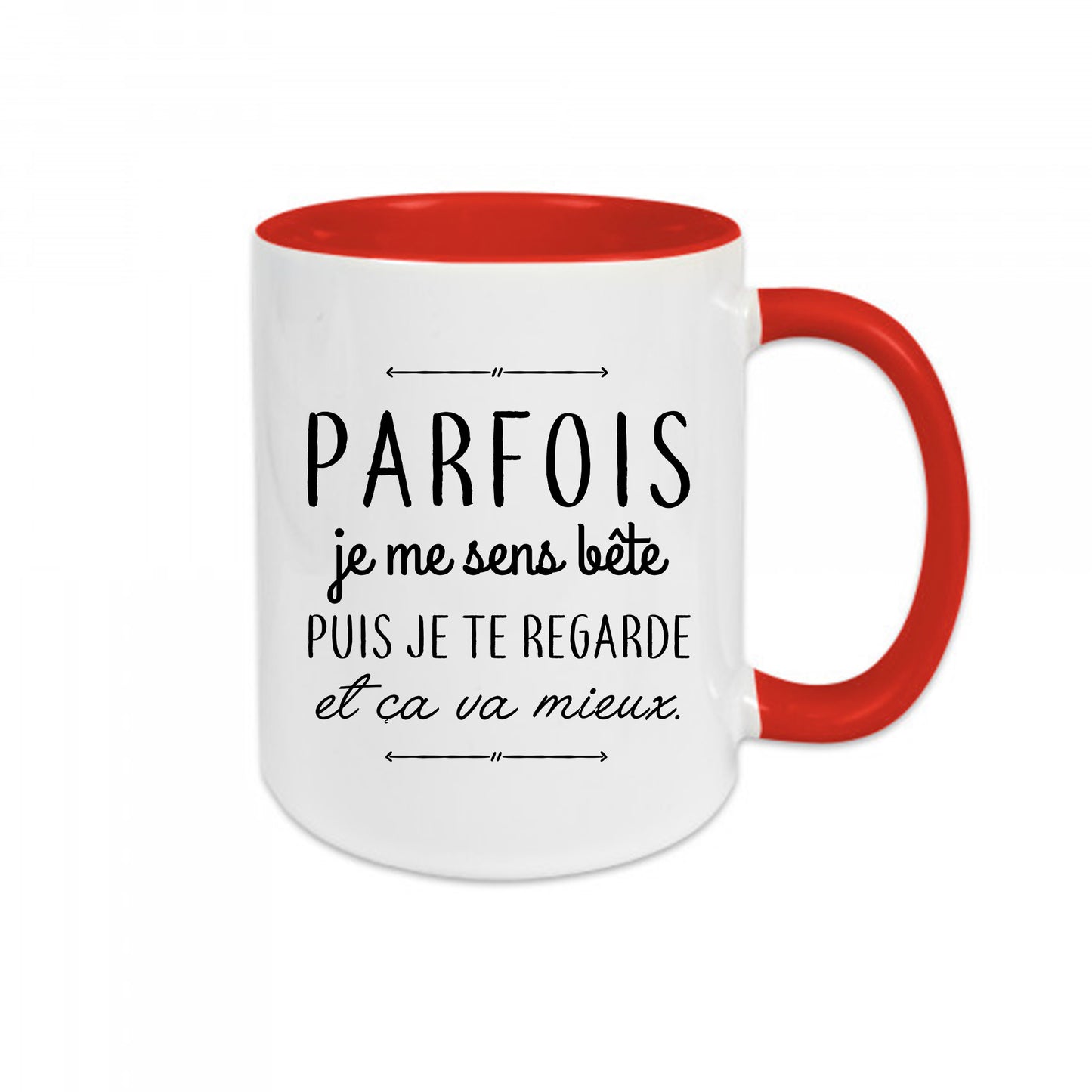 Mug céramique Parfois je me sens bête