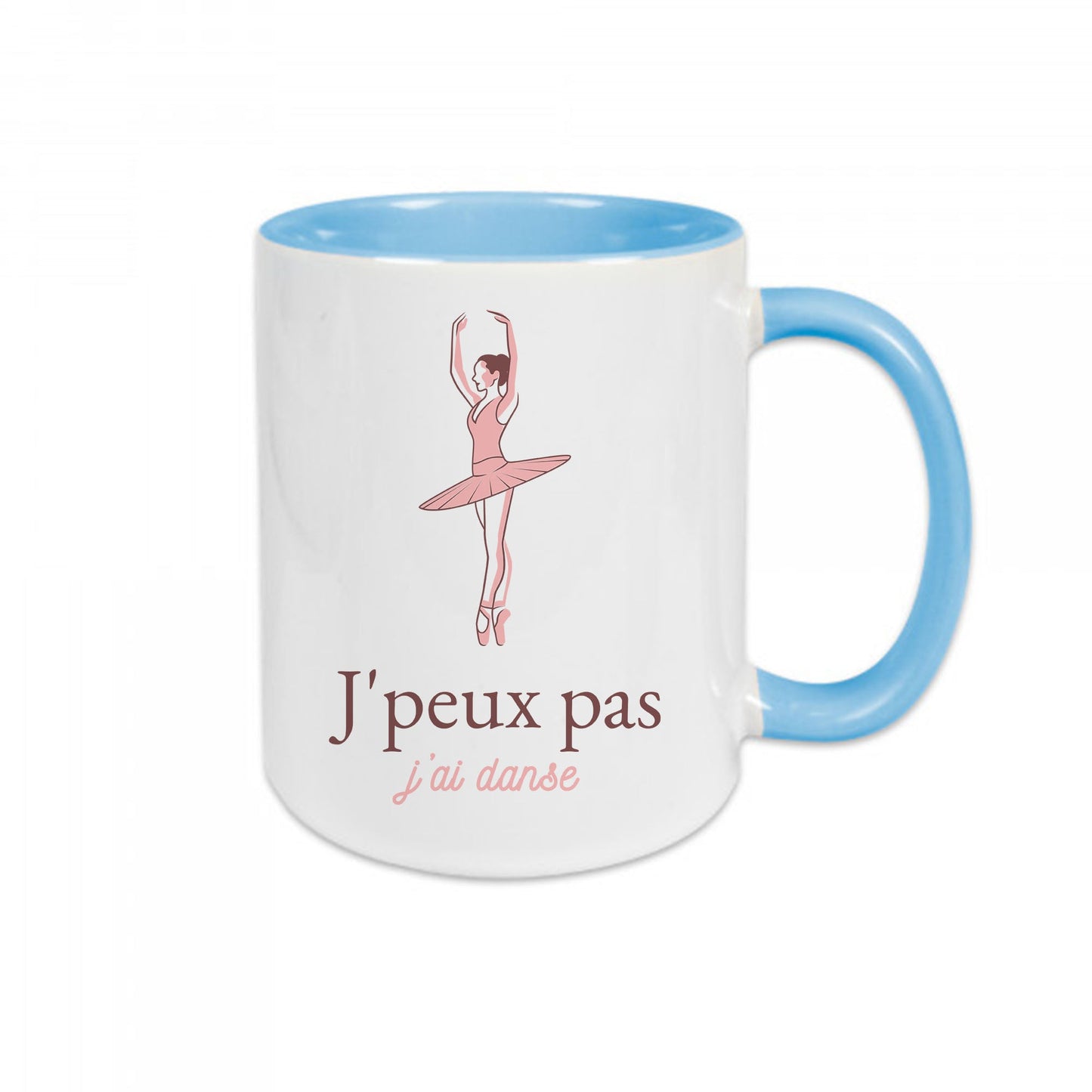 Mug céramique J'peux pas j'ai danse Encre et Créations