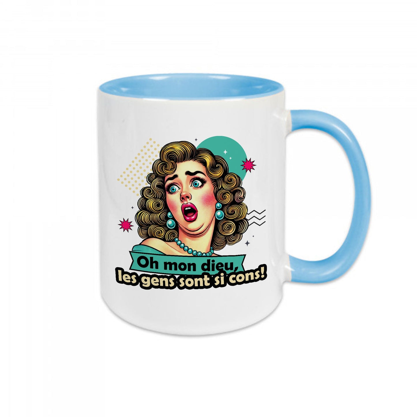Mug céramique Oh mon dieu les gens sont si cons Encre et Créations