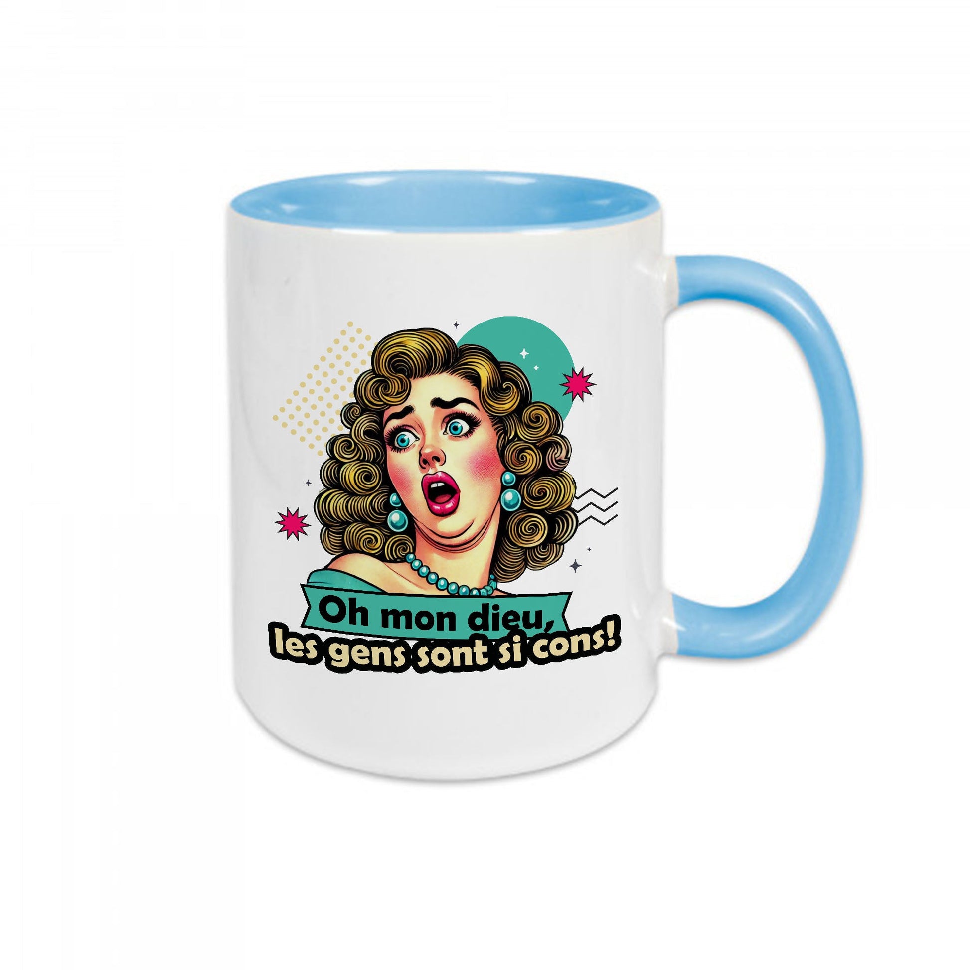 Mug céramique Oh mon dieu les gens sont si cons Encre et Créations