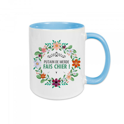Mug céramique Putain de merde, fais chier