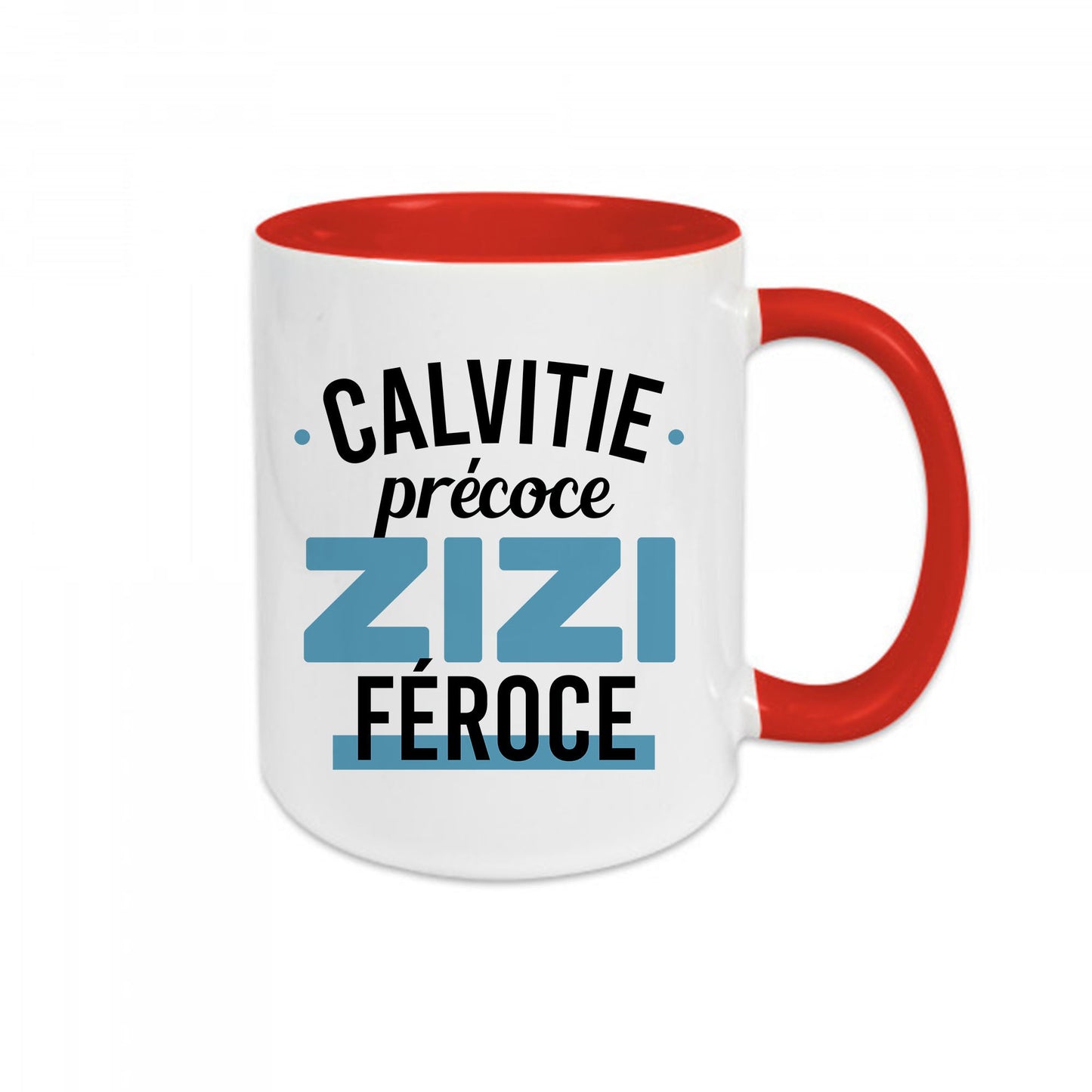Mug céramique Calvitie précoce zizi féroce Encre et Créations