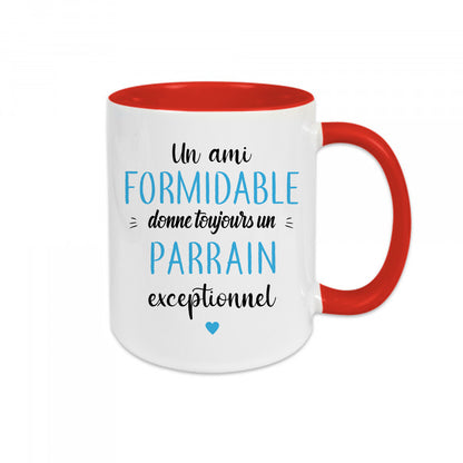 Mug céramique Un ami formidable donne toujours un parrain exceptionnel