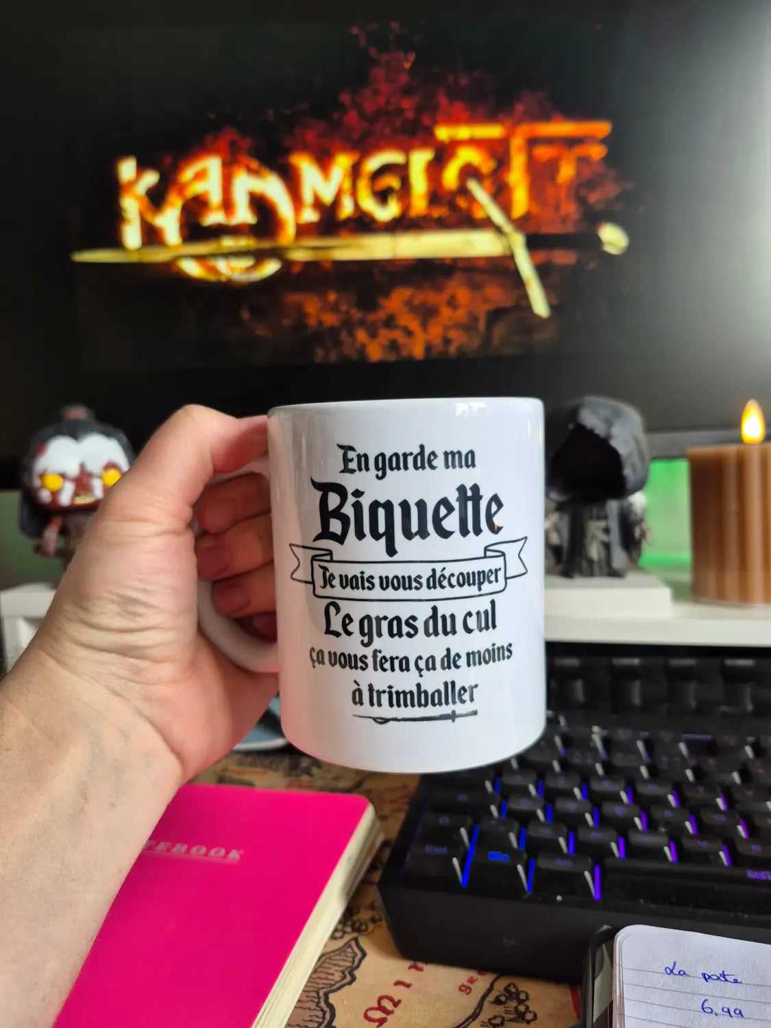 Mug En garde ma biquette â version Kaamelott