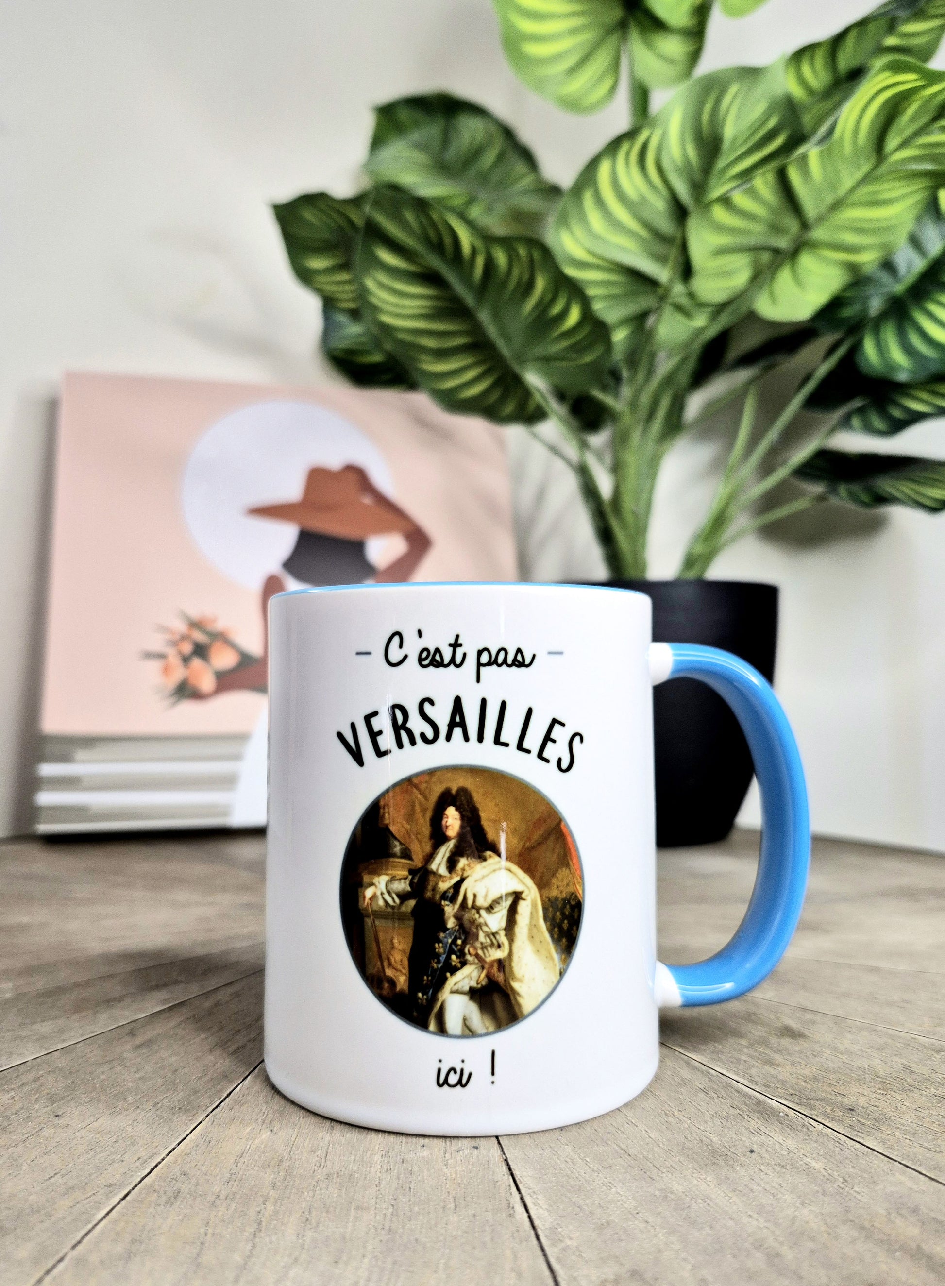 Mug céramique C'est pas Versailles ici