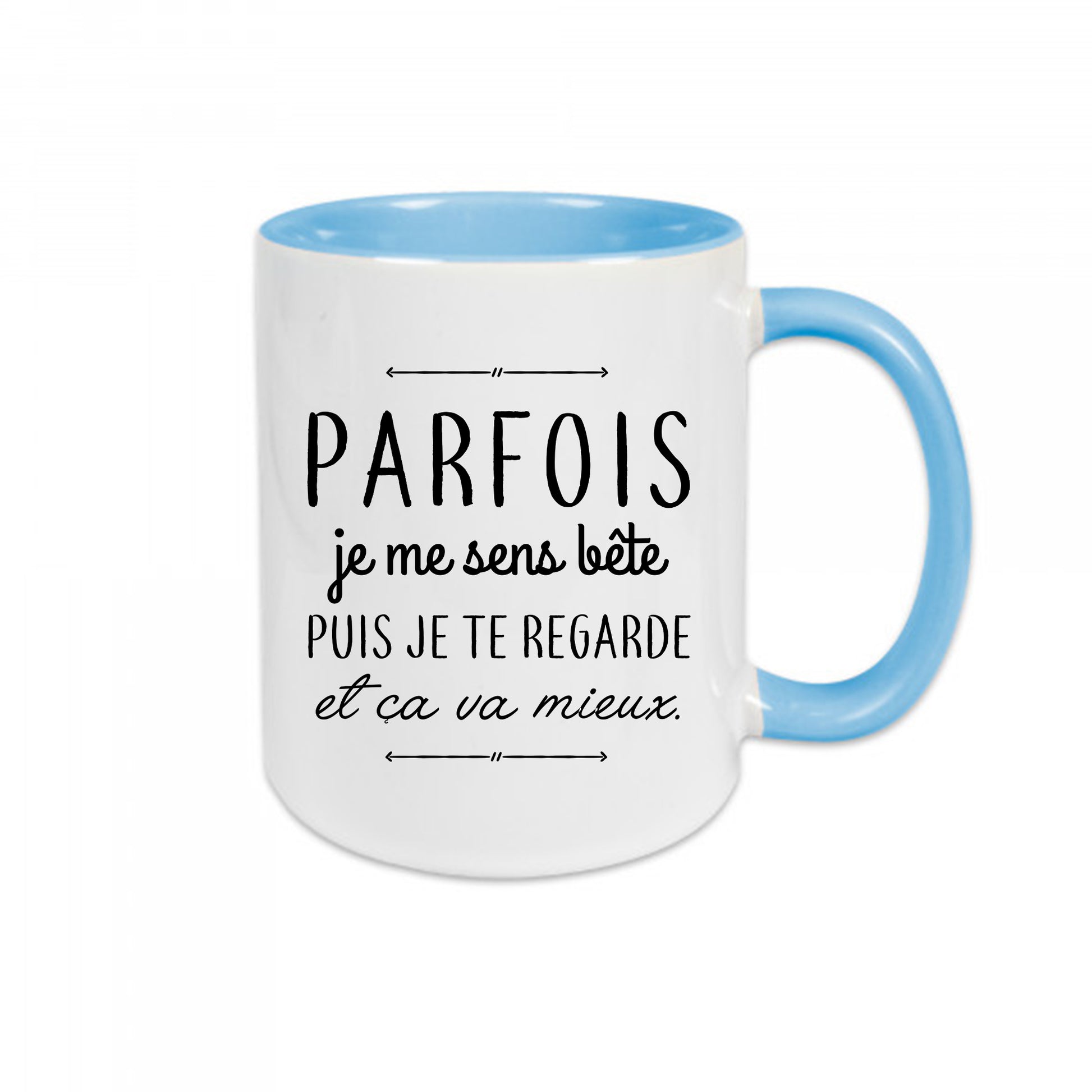 Mug céramique Parfois je me sens bête