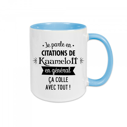 Mug céramique Je parle en citation de Kaamelott