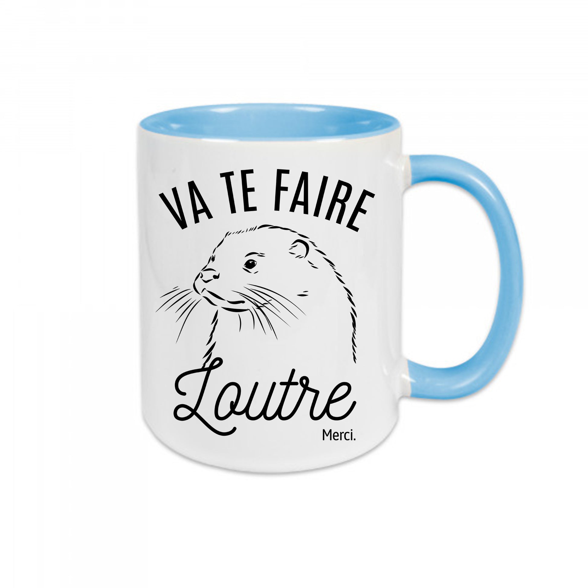 Mug céramique Va te faire loutre merci
