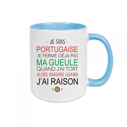 Mug céramique Je suis portugaise