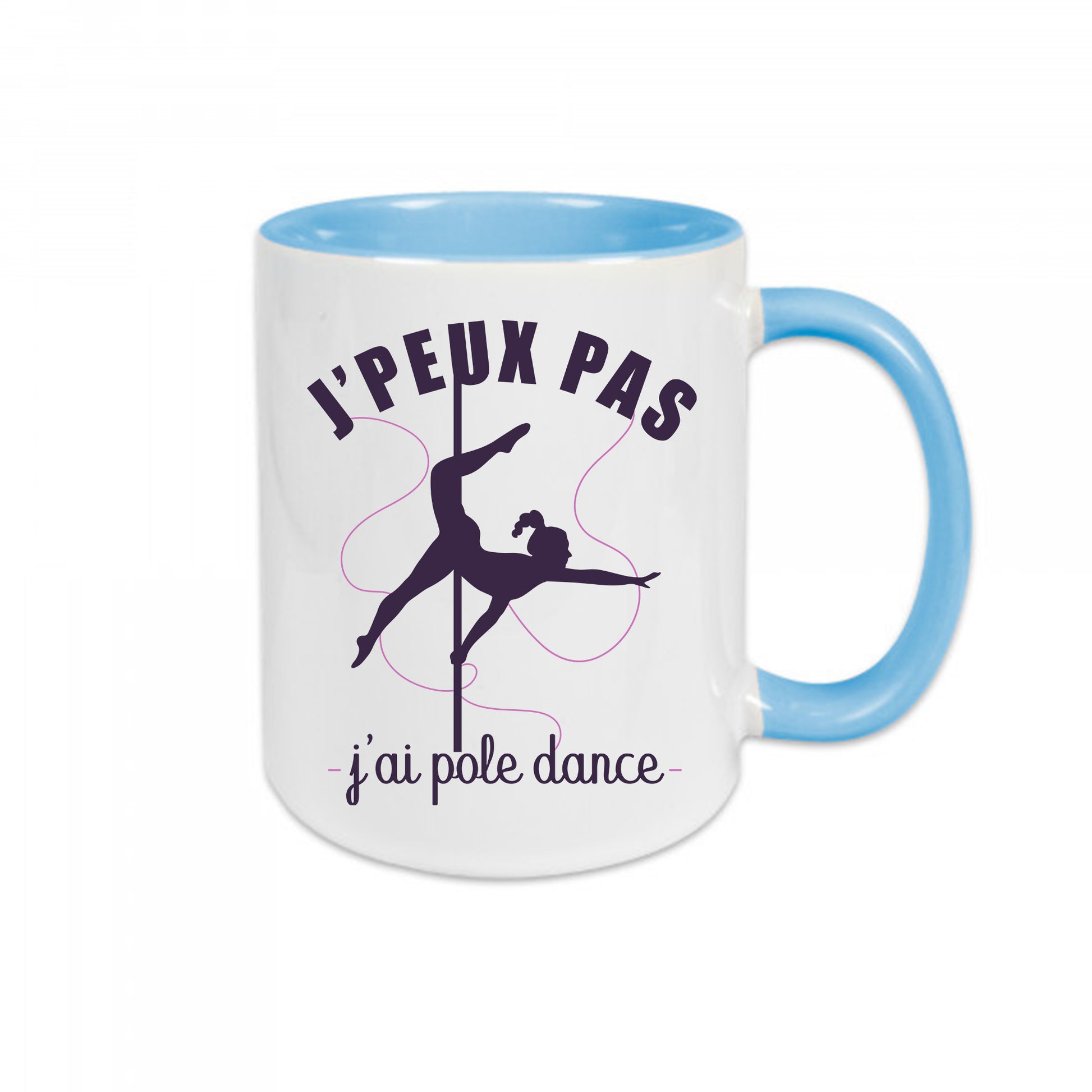 Mug céramique J'peux pas j'ai pole dance