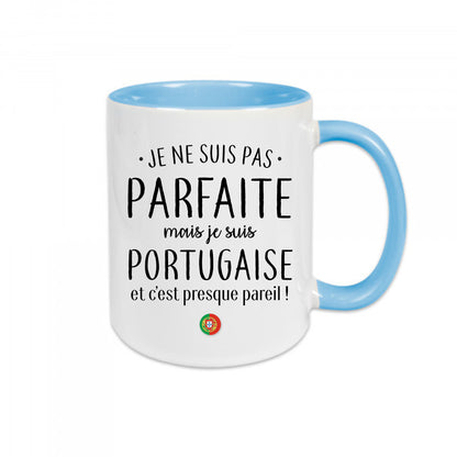 Mug céramique Je ne suis pas parfaite mais je suis portugaise