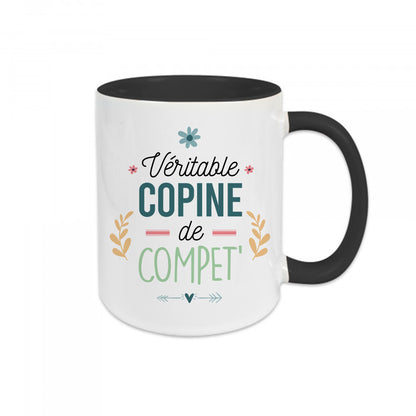 Mug céramique Véritable copine de compet