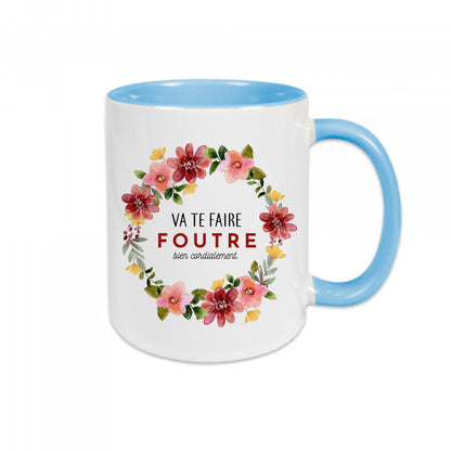 Mug céramique Va te faire foutre, bien cordialement