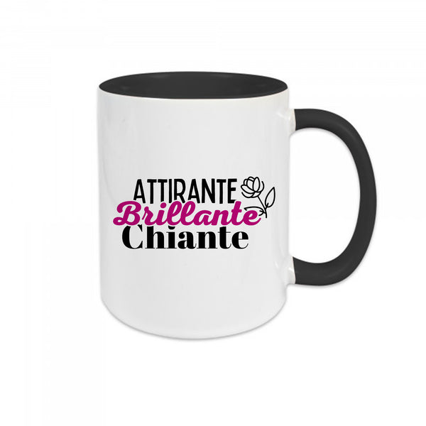 Mug céramique - Attirante, brillante, chiante Encre et Créations