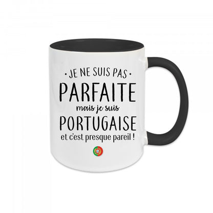 Mug céramique Je ne suis pas parfaite mais je suis portugaise