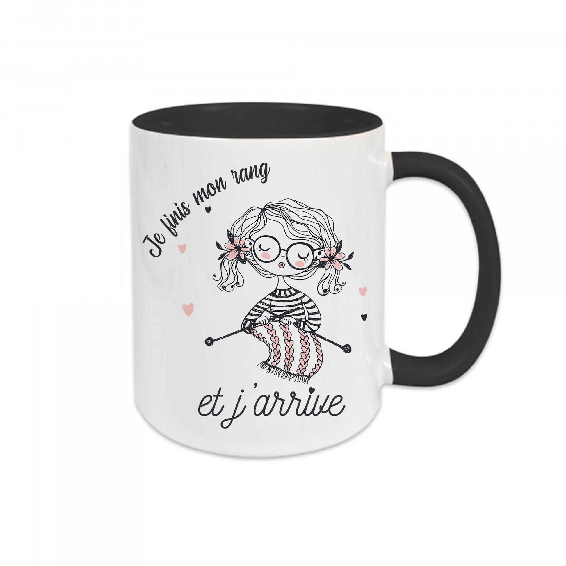 Mug céramique Je finis mon rang et j'arrive