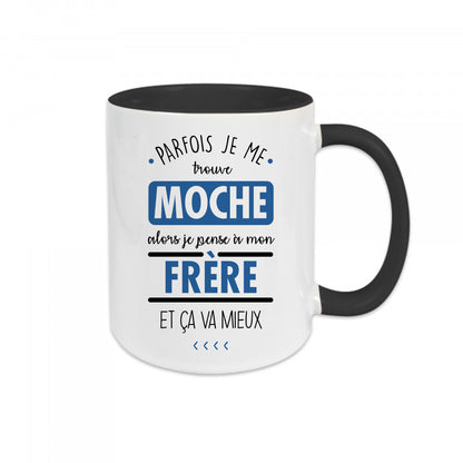 Mug céramique Je pense à mon frère et ça va mieux