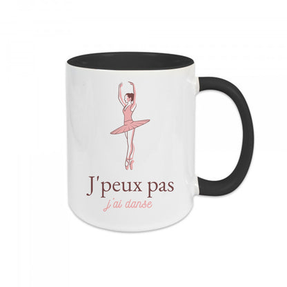 Mug céramique J'peux pas j'ai danse Encre et Créations