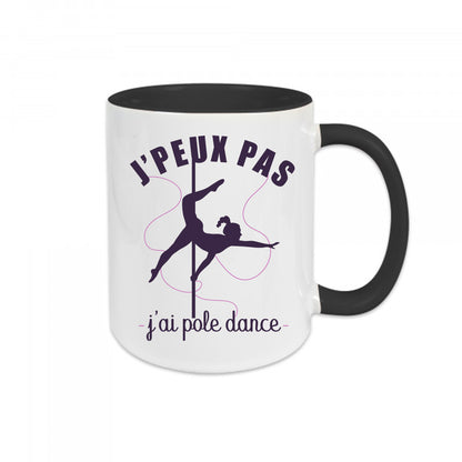 Mug céramique J'peux pas j'ai pole dance