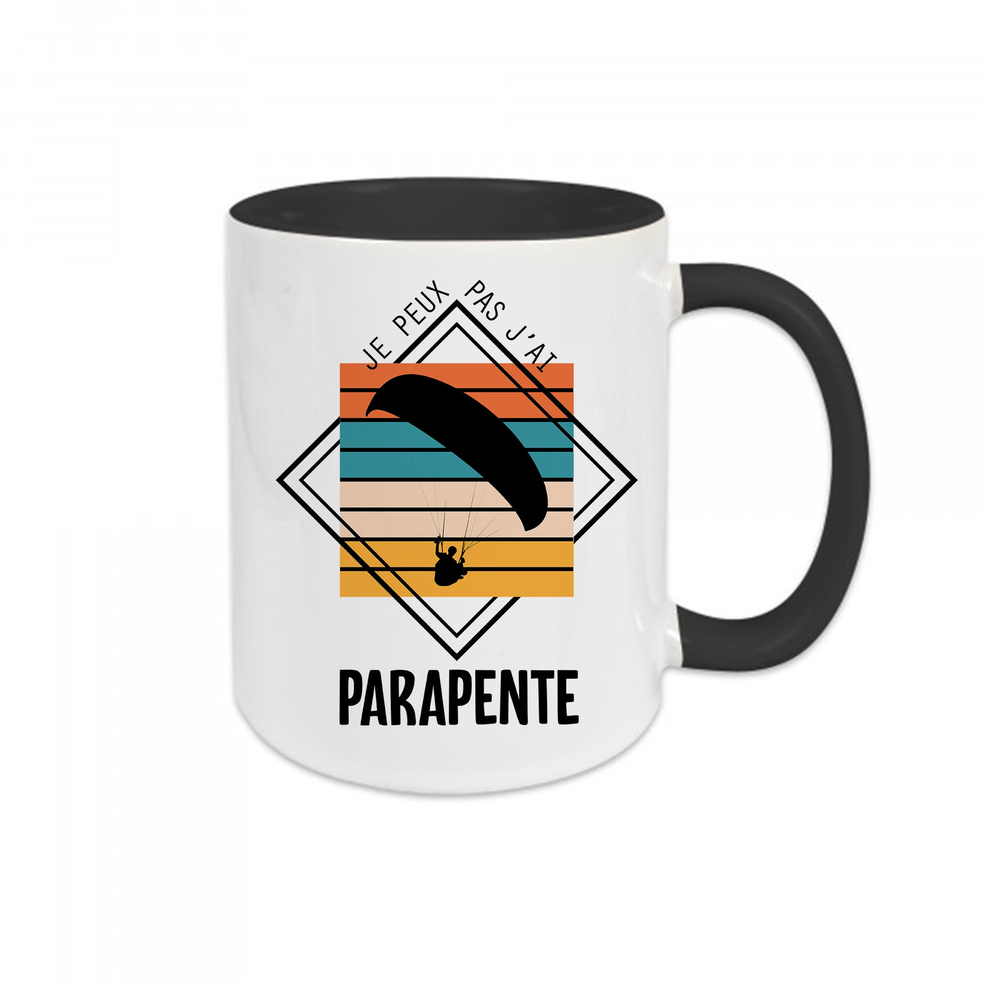 Mug céramique J'peux pas j'ai parapente