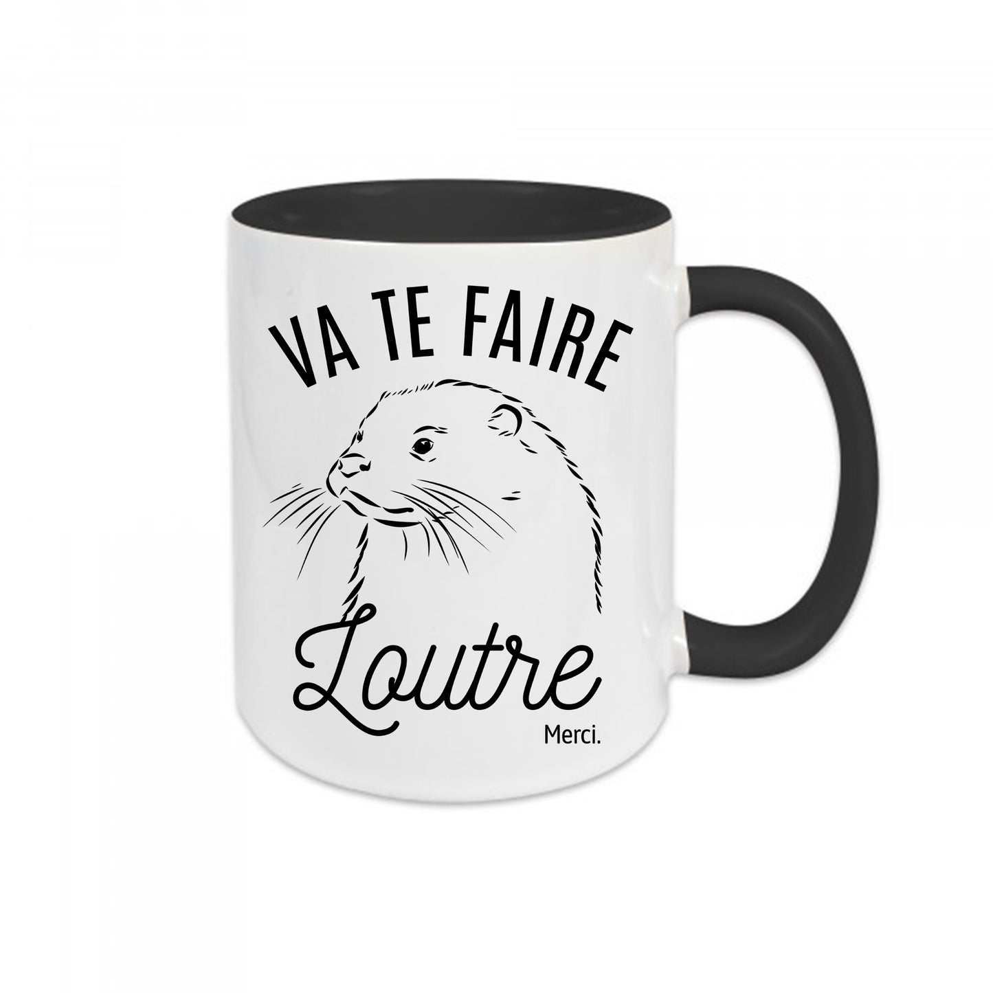 Mug céramique Va te faire loutre merci