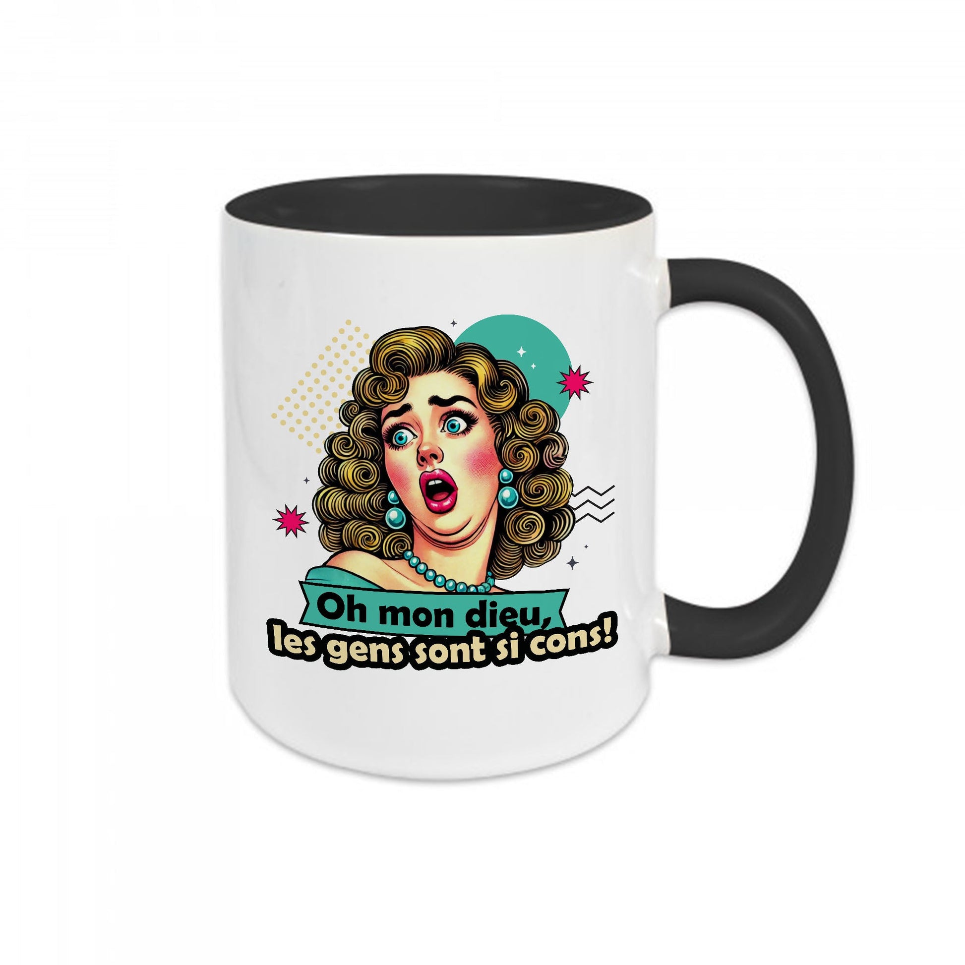 Mug céramique Oh mon dieu les gens sont si cons Encre et Créations