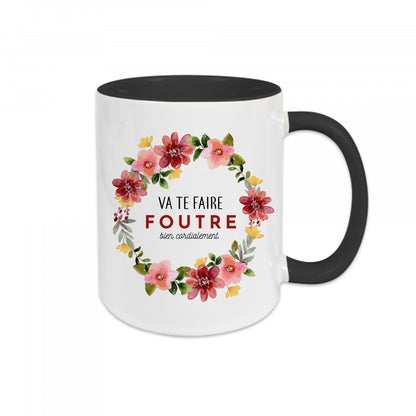 Mug céramique Va te faire foutre, bien cordialement