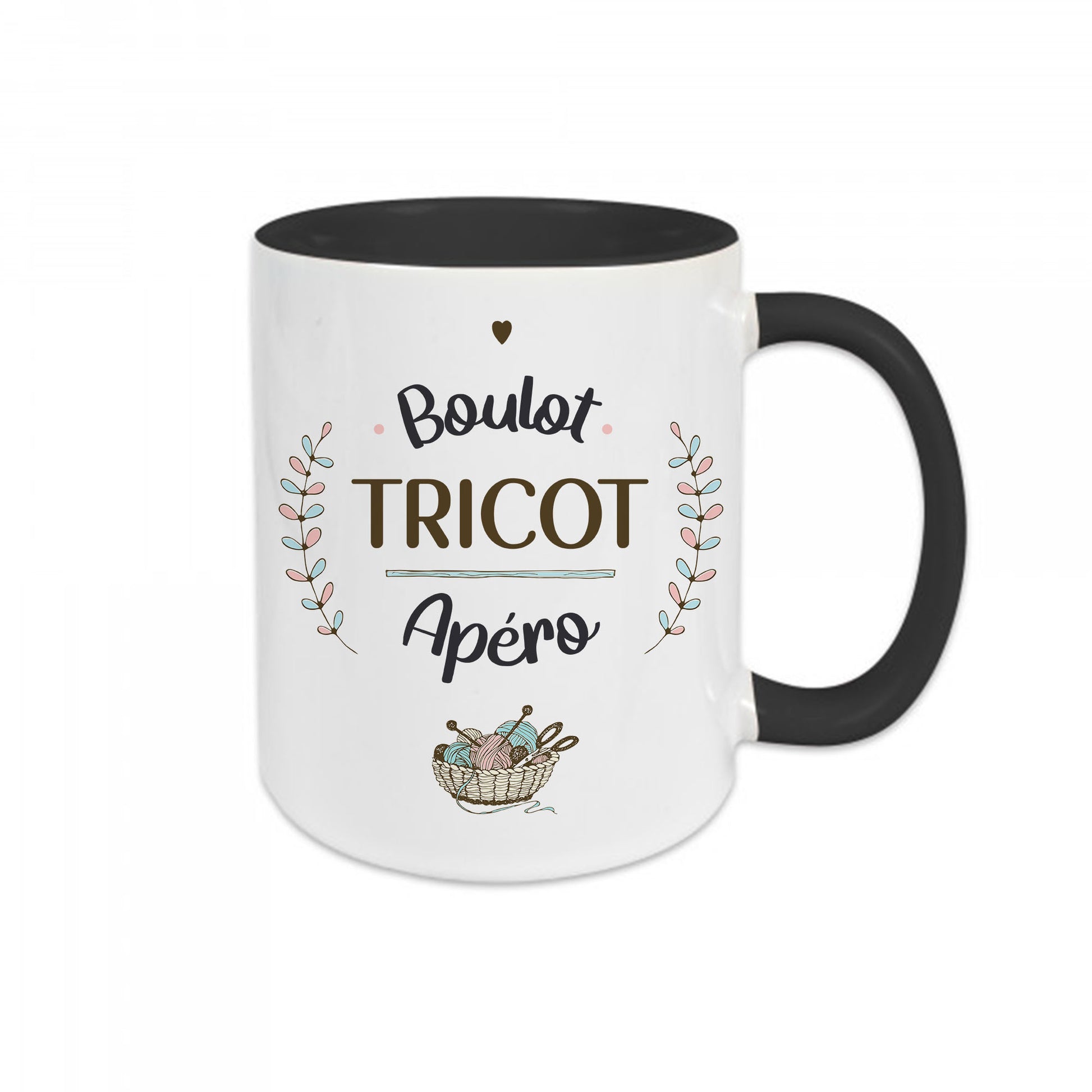 Mug céramique Boulot tricot apéro