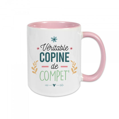 Mug céramique Véritable copine de compet
