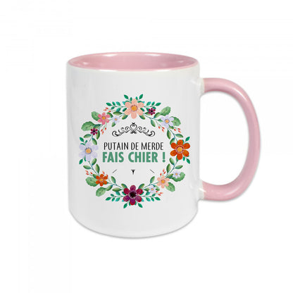 Mug céramique Putain de merde, fais chier