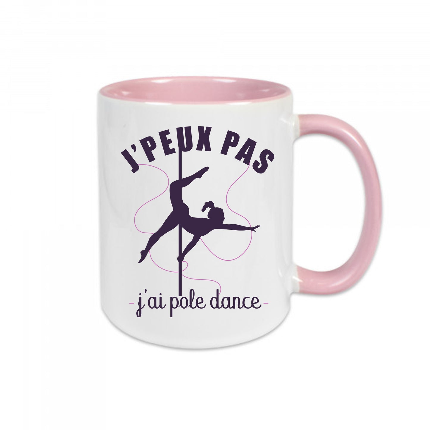 Mug céramique J'peux pas j'ai pole dance