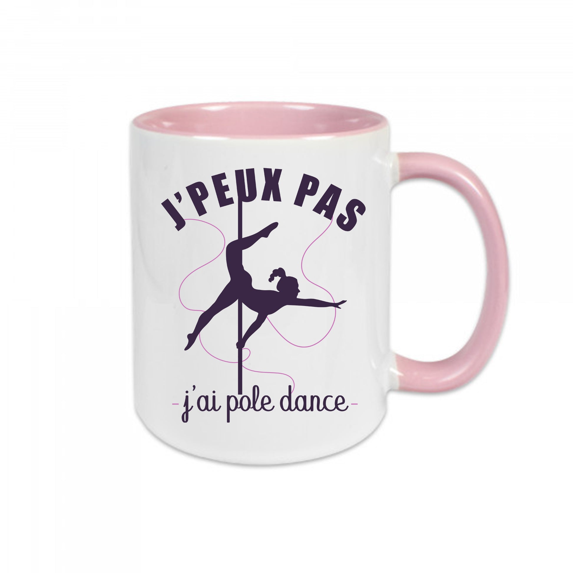 Mug céramique J'peux pas j'ai pole dance