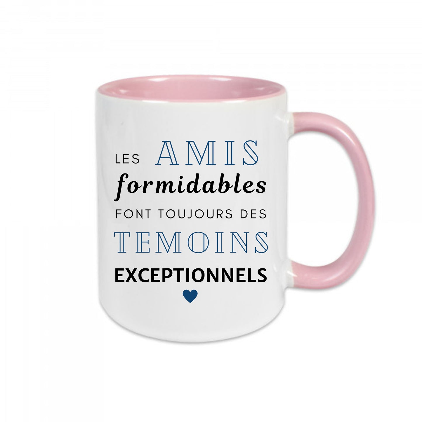 Mug céramique Les amis formidables font toujours des témoins exceptionnels