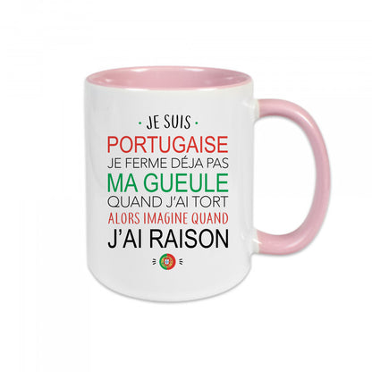 Mug céramique Je suis portugaise