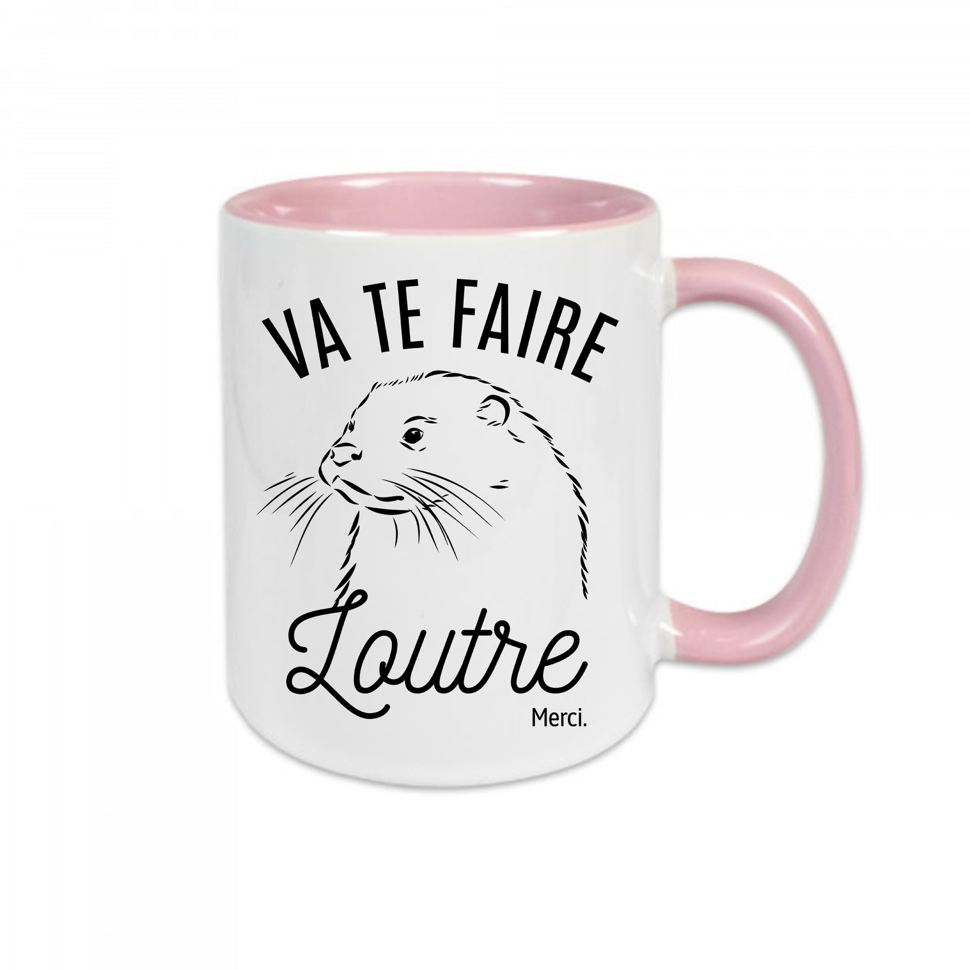 Mug céramique Va te faire loutre merci