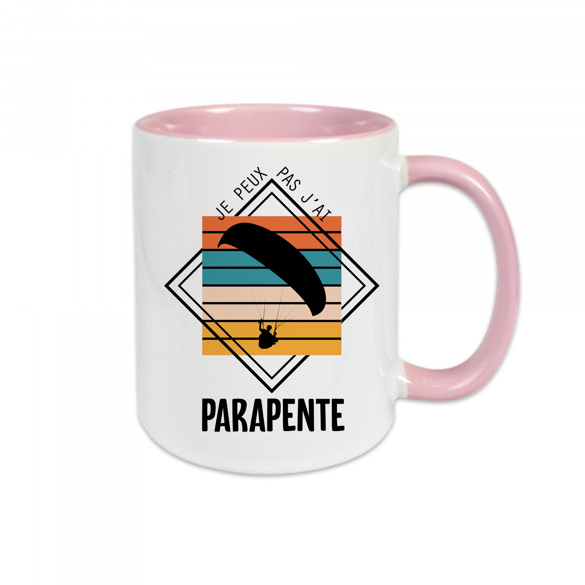 Mug céramique J'peux pas j'ai parapente