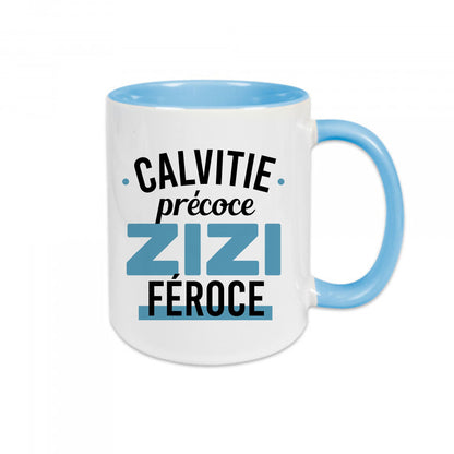 Mug céramique Calvitie précoce zizi féroce Encre et Créations