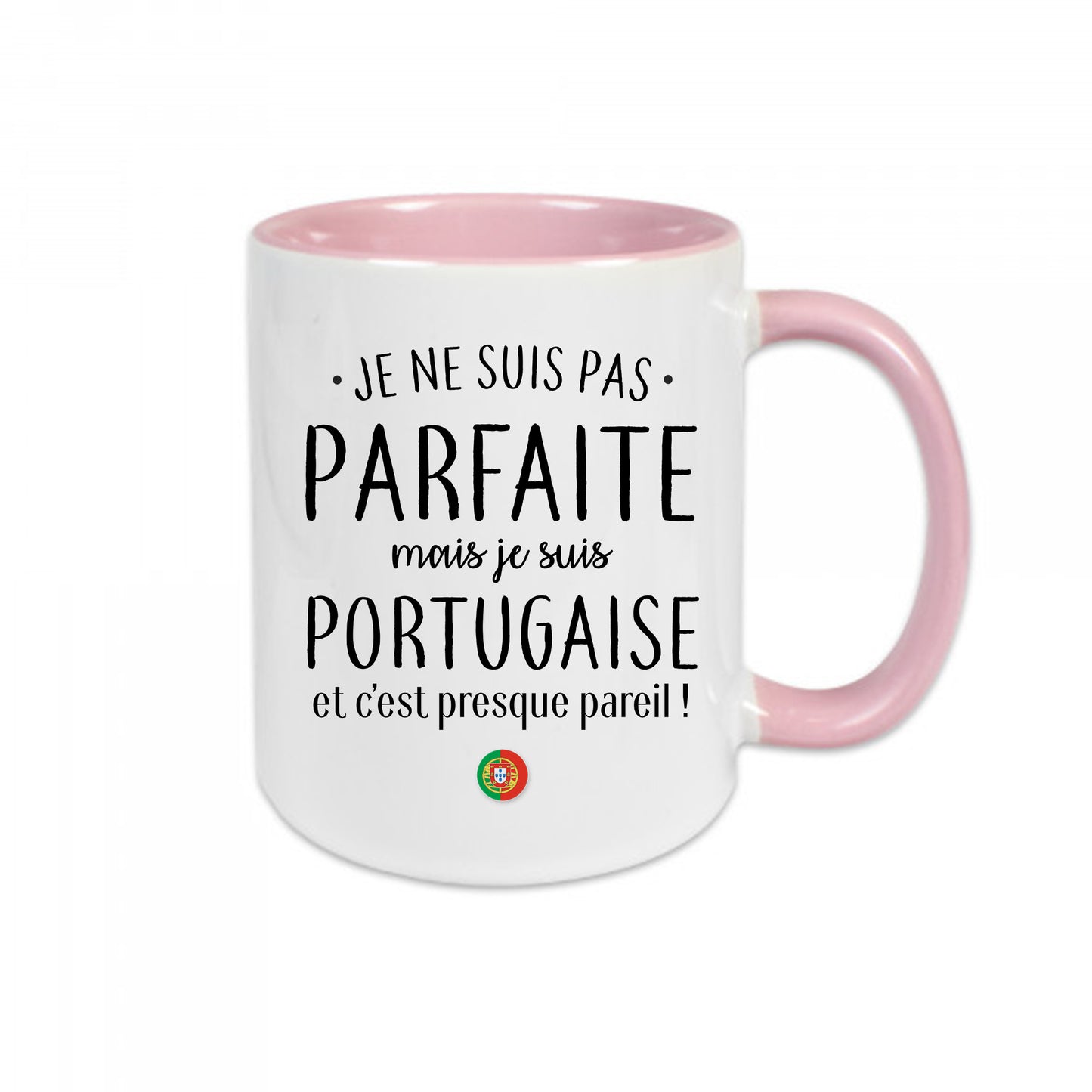 Mug céramique Je ne suis pas parfaite mais je suis portugaise