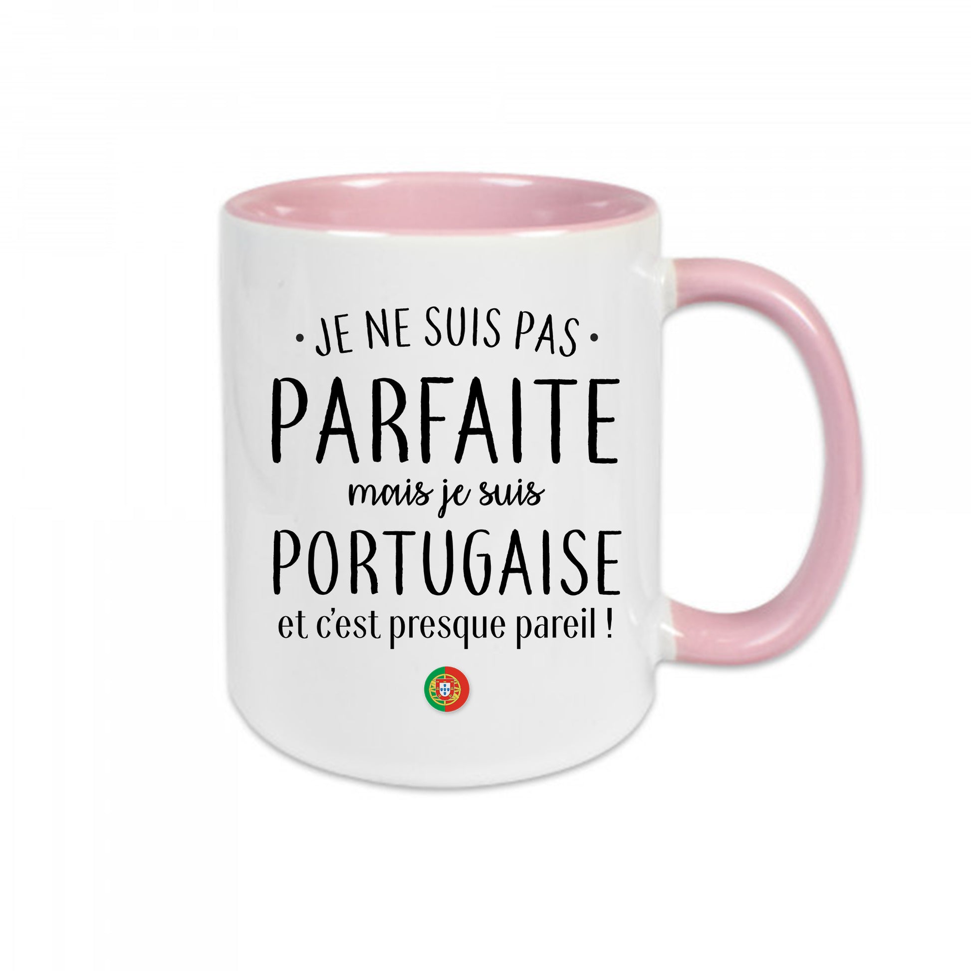 Mug céramique Je ne suis pas parfaite mais je suis portugaise