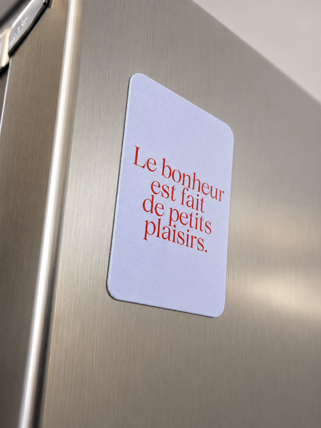 Aimant Le bonheur est fait de petits plaisirs Encre et Créations