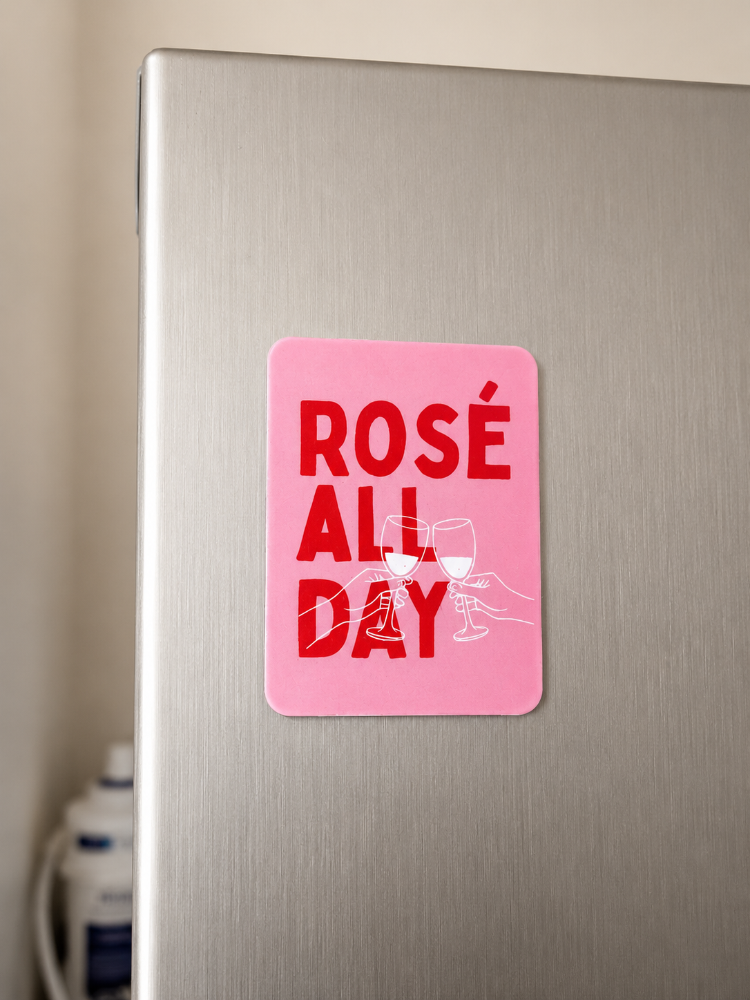 Aimant Rosé all day Encre et Créations