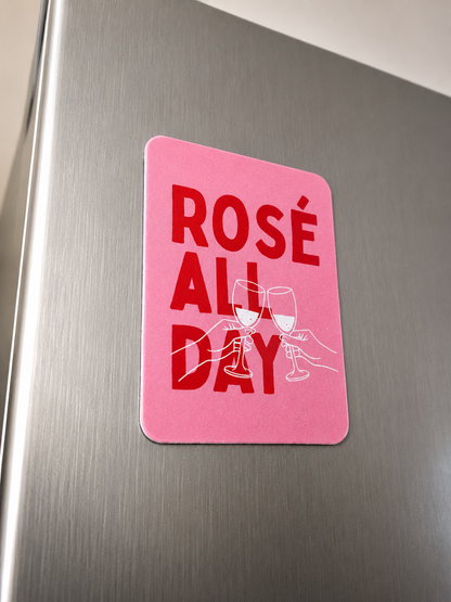 Aimant Rosé all day Encre et Créations