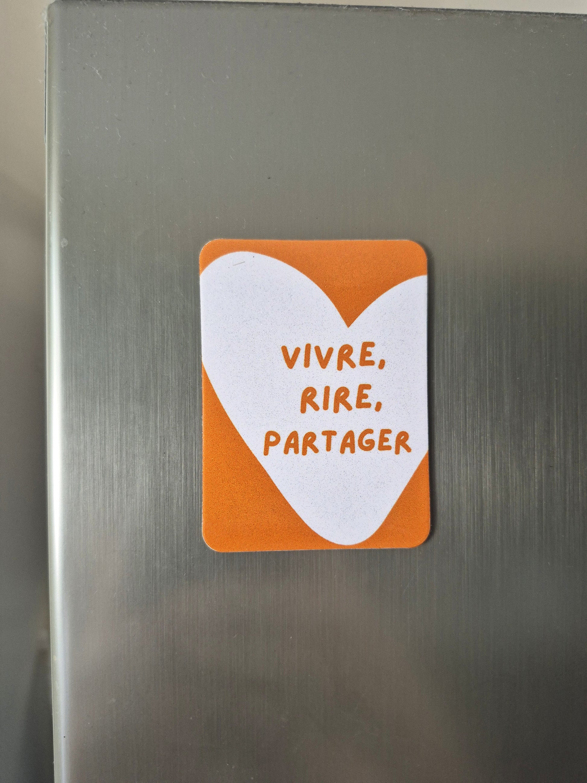Aimant Vivre, rire, partager Encre et Créations