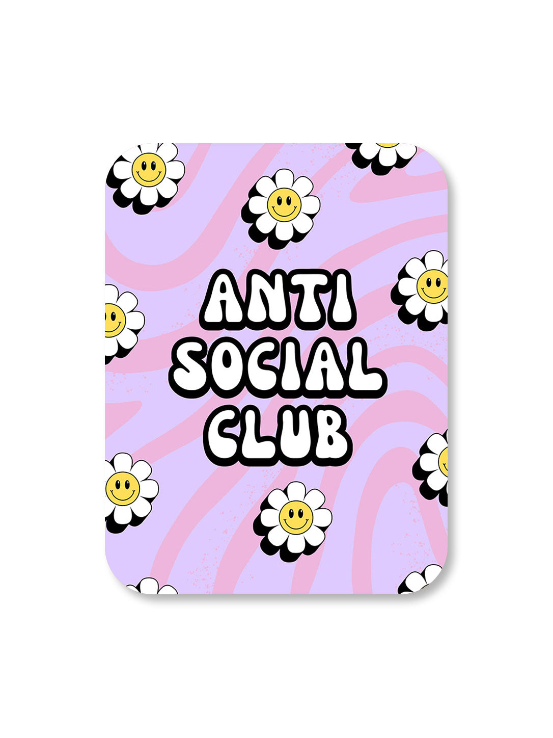 Aimant Anti social club Encre et Créations