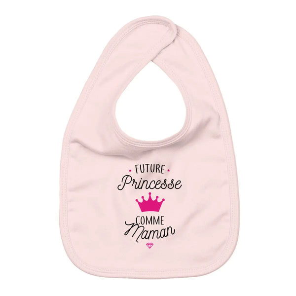 Bavoir Future princesse comme maman