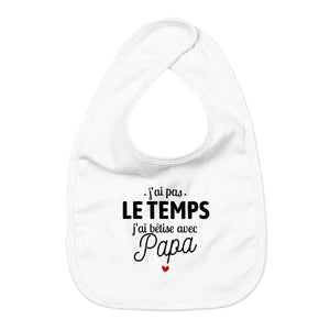 Bavoir J'ai bêtise avec papa