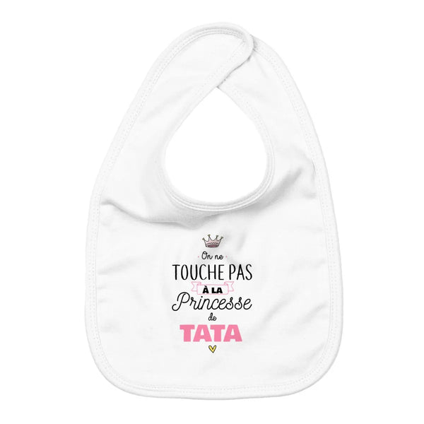 Bavoir On ne touche pas à la princesse de tata